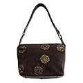 Suede 'Golden Daisy' Shoulder Bag (Mexico)