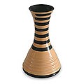 Chulucanas 'Curves' Ceramic Vase (Peru)