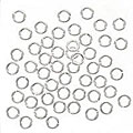 Sterling Silver Open Jump Rings 4mm Heavy 19 Gauge (50)