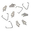 Sterling Silver Pinch Bail for Gemstone Pendants (Set of 10)