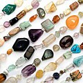 Gemstone Bead Mix Small Faceted Nuggets 5-8mm