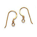 14k Goldfill French Wire Earring Hooks (Pack of 10)