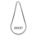 14k Gold Overlay 36-inch Tight Cuban Link Necklace