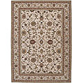Hand-tufted Renaissance Beige Wool Rug (6' x 6' Square)