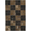 Handcrafted Modern Leather Rug (8' x 10')