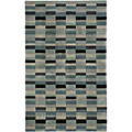 Hand-tufted Collection Blocks Wool Rug (8' x 11')
