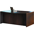 Mayline Aberdeen 72-inch Mocha Bow Front Desk