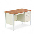 Alera Single Pedestal Steel Desk