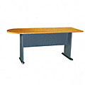 Bush Series A Cherry Peninsula Desk