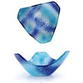 Fusion Fazed Blue 'Volcano' Bowl (Case of 6)