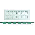 Fusion 12-compartment Sectional Glass Tray (Set of 6)