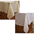 Elegant Petal Design Tablecloth