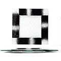 Fusion Square Starter/ Dessert Glass Plate (Case of 6)