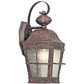 Patina Bronze Lantern Outdoor Wall Light Fixture