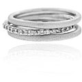 Sterling Silver Cubic Zirconia Stackable Rings