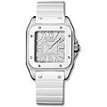 Cartier Santos 100 Women's White Automatic Watch