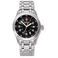 Swiss Army Air Boss Men's Black Dial Steel Watch