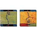 Price 'Colors and Textures' Gallery Wrapped Art Set