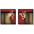DeRosier 'Encounter' Gallery Wrapped Art Set