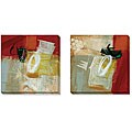 Lindsay 'Veiled Memory' Gallery Wrapped Art Set