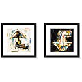 Maxine Price 'Directions' 2-piece Framed Art Set