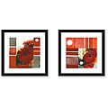 Kaliope Phields 'Alive' 2-piece Framed Art Print Set