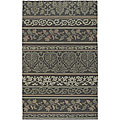 Hand-hooked Tropic Outdoor/ Indoor Rug (8' x 10')