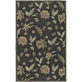 Tropic Series Outdoor/ Indoor Brown Area Rug (8' Round)