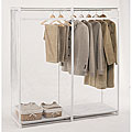 Neu Home 60-inch Clear Storage Wardrobe