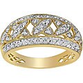 14k Yellow Gold 1/4ct TDW Diamond Band