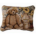 Sunflower Bear Tapestry Pillows (Set of 2)