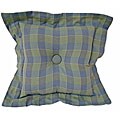 Blue Plaid Throw Pillows (Set of 2)