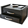 Eifle Black Double Drawer Charging Station