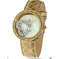 Haurex Italy Women's Floating Crystal Charm Watch