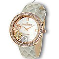 Haurex Italy Women's Floating Crystal Charm Watch