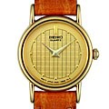 Seiko Women's Goldenrod Leather Strap Watch