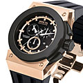 Invicta Akula Chronograph Black Rubber Strap Watch