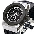 Invicta Akula Chronograph Black Rubber Strap Watch