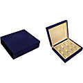 Dark Blue Wood Watch Storage Box