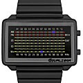 Equalizer Men's Blue LED Watch