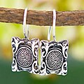 Sterling Silver Ornate Earrings (Indonesia)