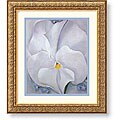 Georgia O'Keeffe 'White Pansy' Framed Art Print