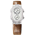 Philip Stein Teslar Diamond Lizard Strap Watch