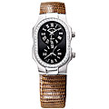 Philip Stein Teslar Diamond Lizard Strap Watch