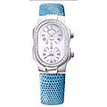 Philip Stein Teslar Diamond Lizard Strap Watch
