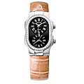 Philip Stein Teslar Diamond Alligator Strap Watch