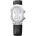 Philip Stein Teslar Diamond Ostrich Strap Watch