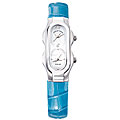 Philip Stein Teslar Women's Shiny Blue Alligator Watch