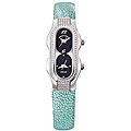 Philip Stein Teslar Diamond Turquoise Strap Watch