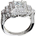 14k White Gold 1 1/2ct TDW Diamond Engagement Ring (GH, SI3)